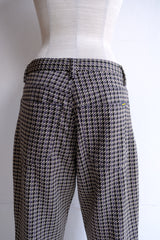 houndstooth pattern pants