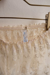 lace layered skirt