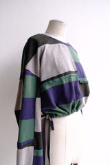 cropped jersey top