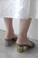 denim sandal