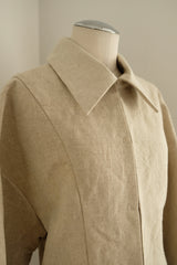 linen patchwork jacket