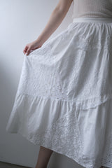 cotton flare skirt
