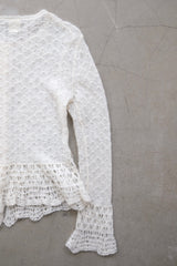 mohair knit cardigan