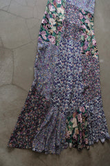 flower rayon long dress
