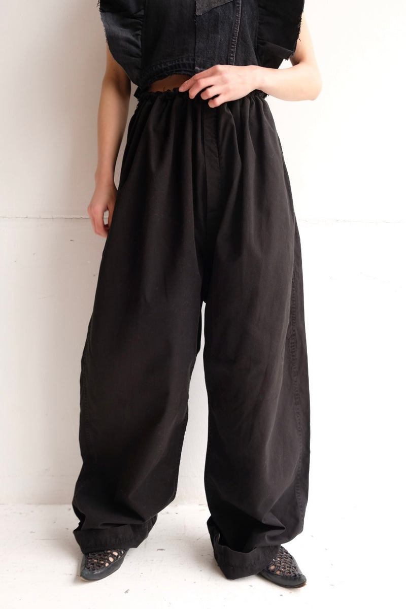 black snow pants