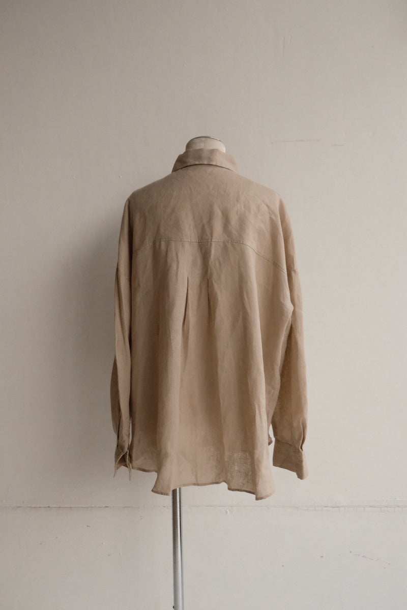 long sleeve linen shirt