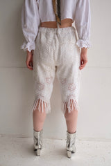 crochet lace half pants