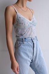 slip flower camisole