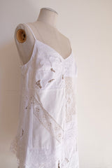 cutwork lace camisole dress