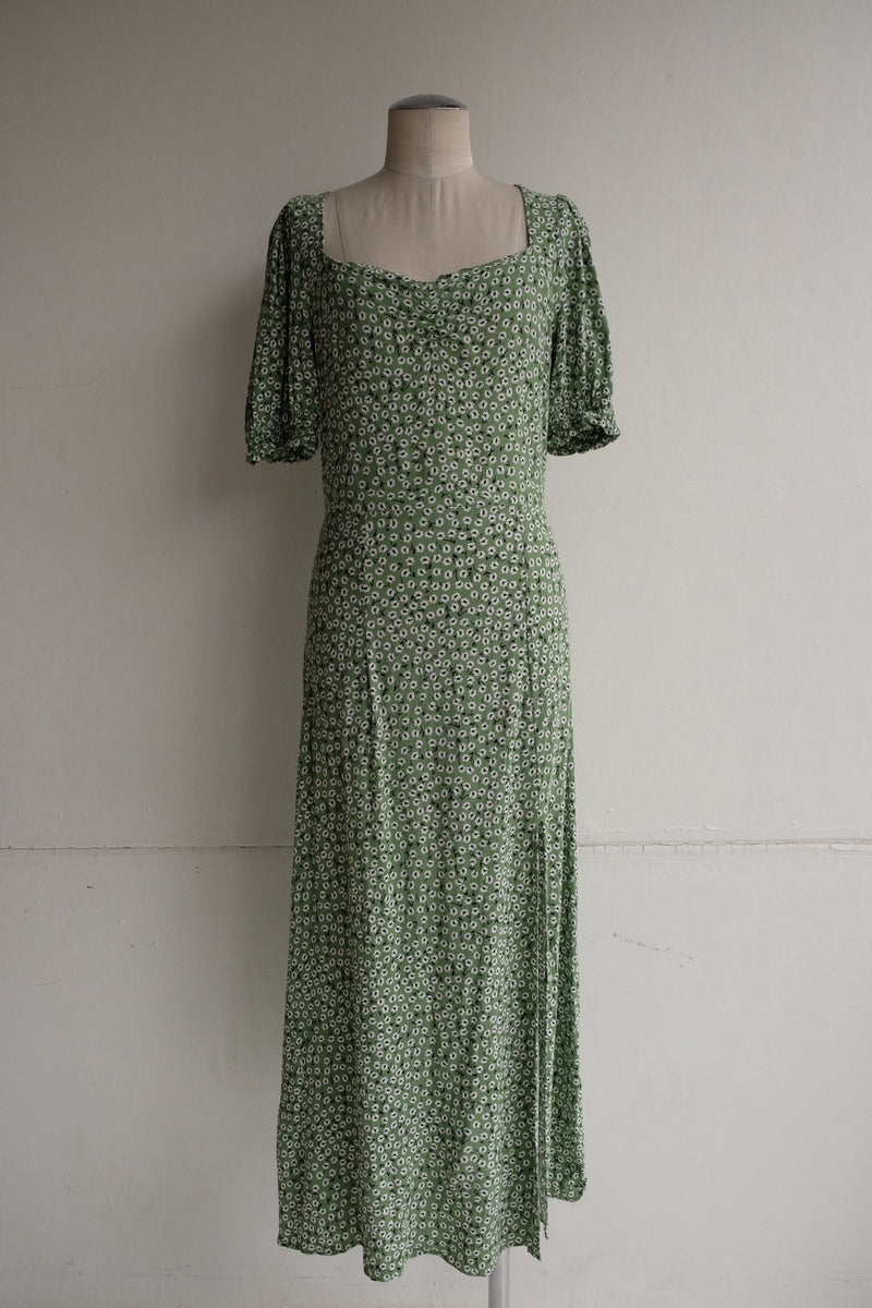 flower print  long dress