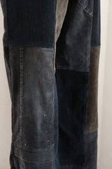 waist belt corduroy pants