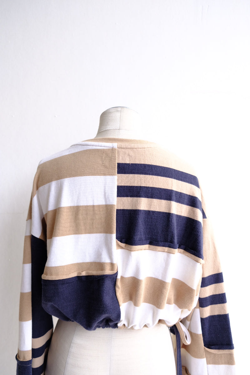 cropped jersey top