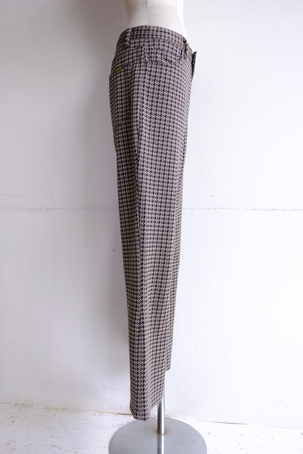 houndstooth pattern pants – MALION vintage