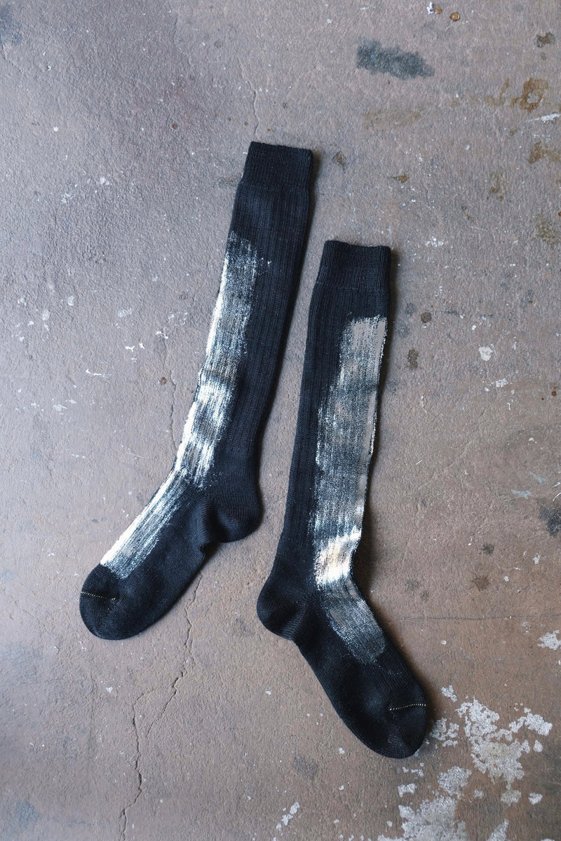 silver foil military socks A