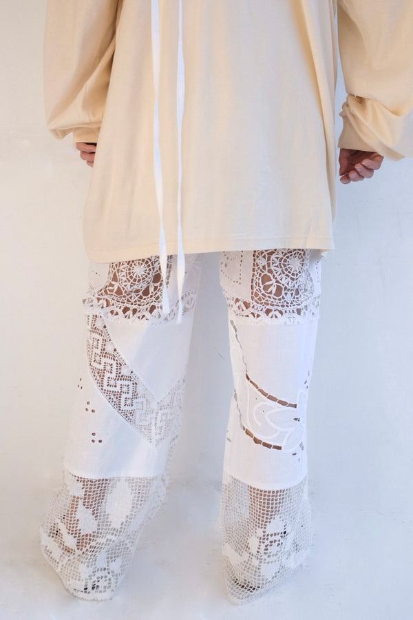 crochet lace pants