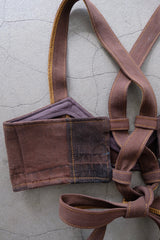 denim ribbon bra top