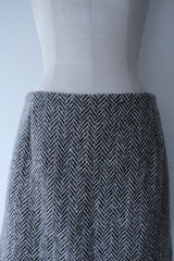 tweed mini skirt