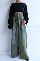 tuck wide pants