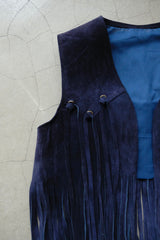 leather fringe vest