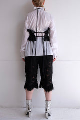 crochet lace half pants