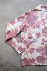 floral knit cardigan