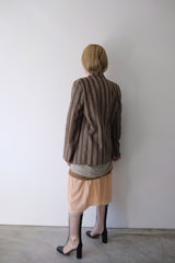 stripe tailored jacket