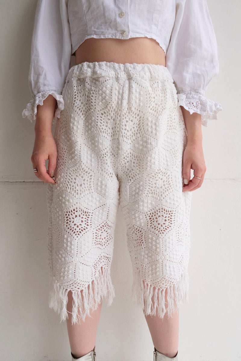 crochet lace half pants