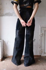 waist belt corduroy pants