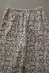 floral cotton pants