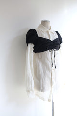 half sleeve short blouse