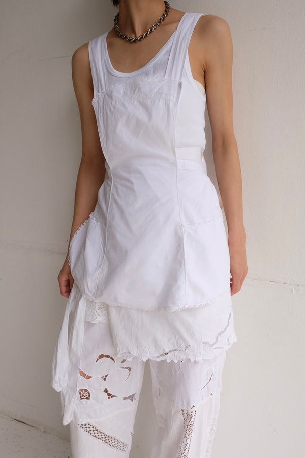 euro cotton apron dress