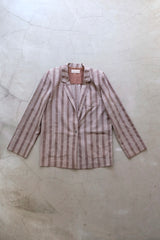 stripe tailored jacket