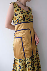 no sleeve flower dress