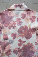 floral knit cardigan