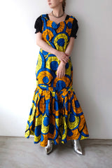 african batik nosleeve dress