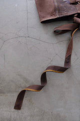 denim ribbon bra top