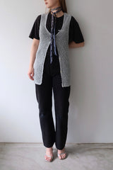 over dye black denim pants