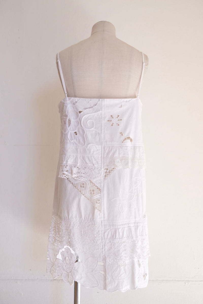 cutwork lace camisole dress