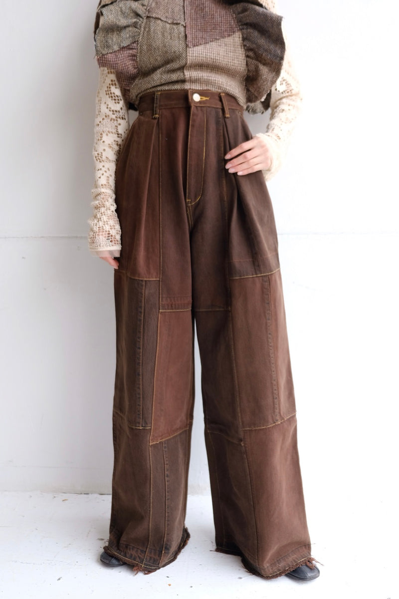 tuck wide pants