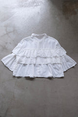 frill sleeve blouse