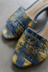 denim sandal