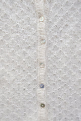 mohair knit cardigan