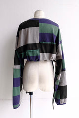 cropped jersey top