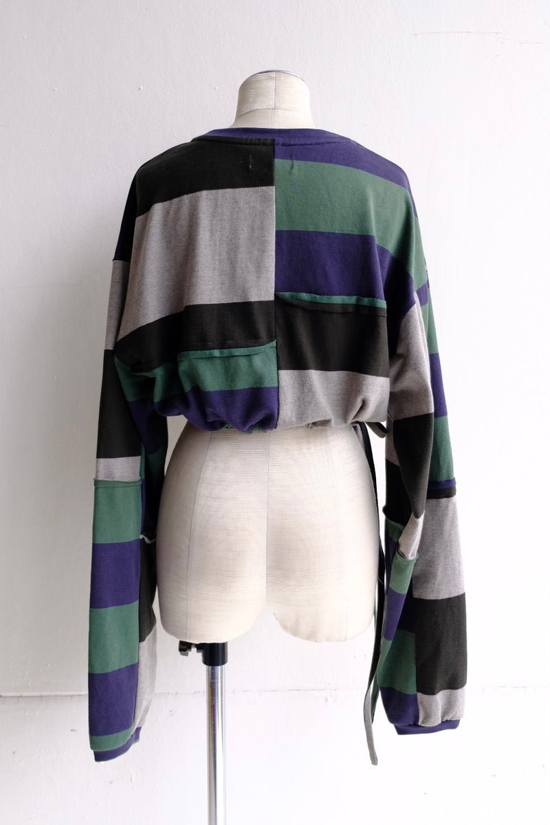 cropped jersey top