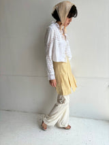 cutwork lace frill cardigan