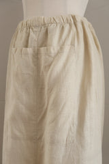 linen long skirt