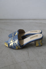denim sandal