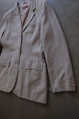 linen tailored jacket
