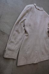 linen tailored jacket