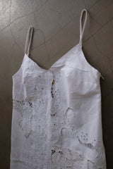 cutwork lace camisole dress